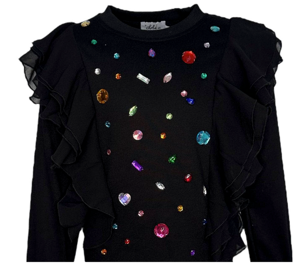 Ruffle Rainbow Gem Shirt