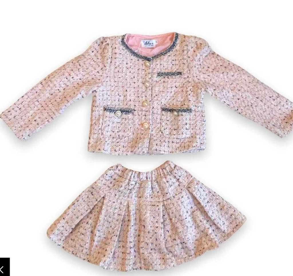 Ivy Tweed Plaid Set