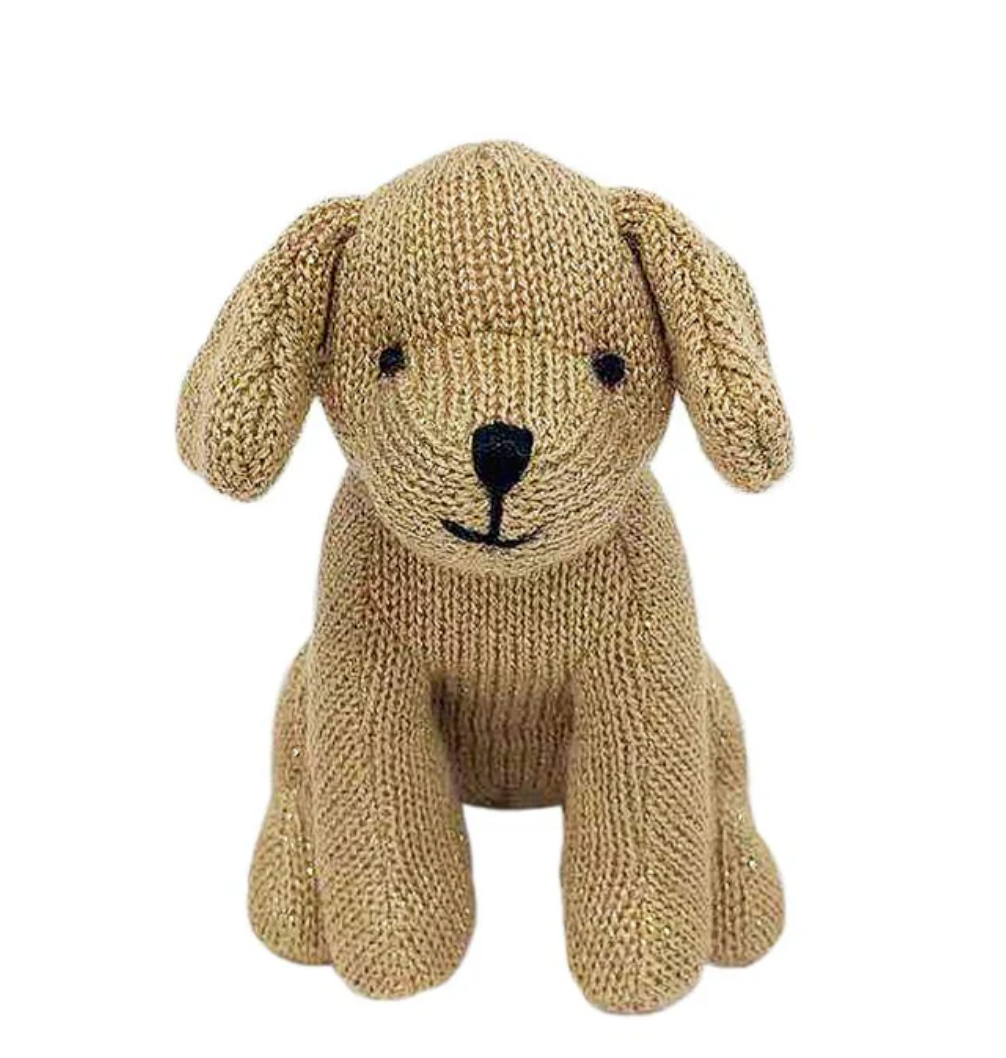 Bentley Puppy Knit Rattle