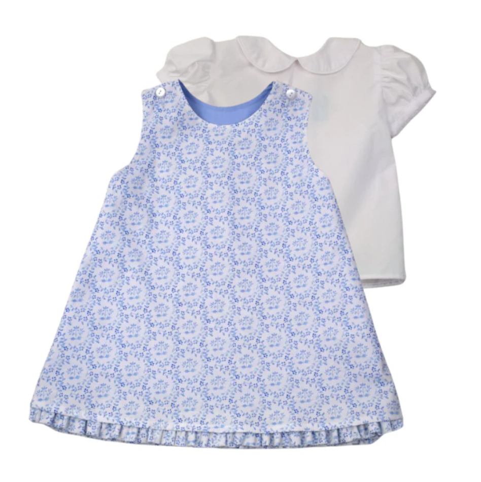 Bunnies and Floral Reversible Jumper Set