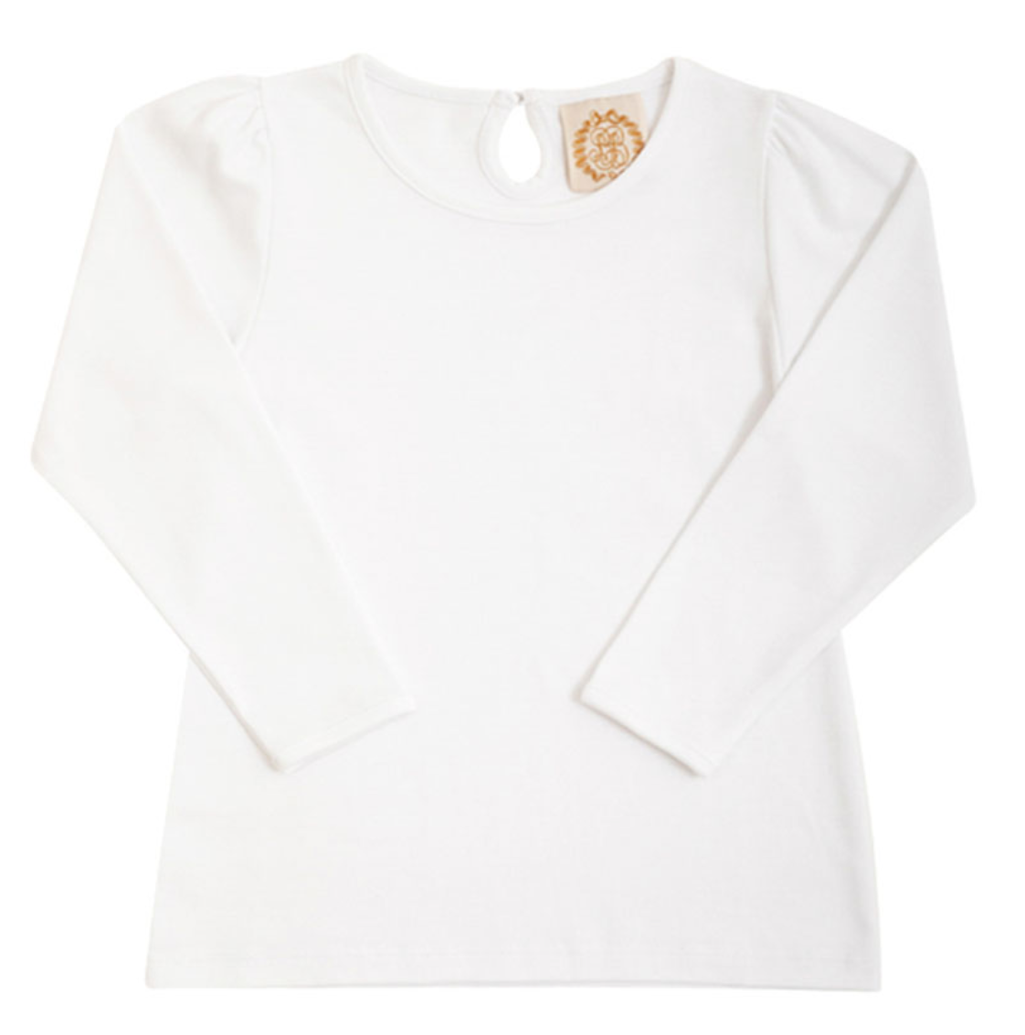 Long Sleeve Penny's Play Shirt- Worth Ave White
