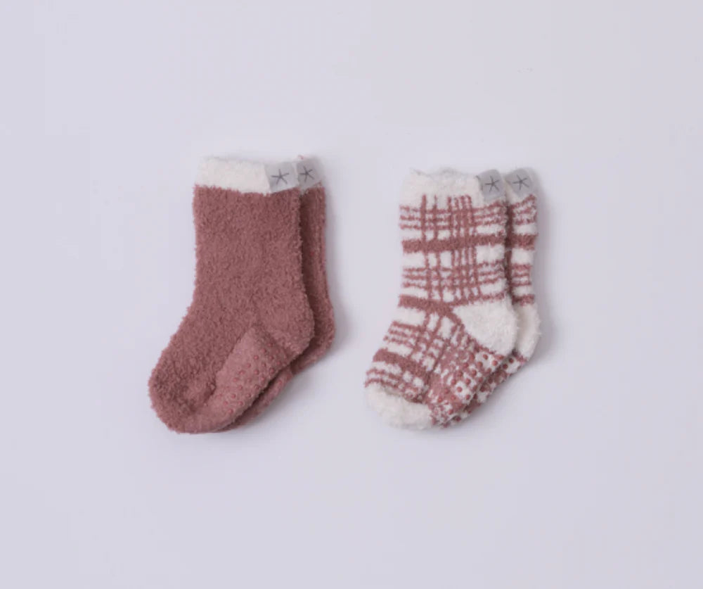 Cozy Chic Toddler Plaid Sock Set