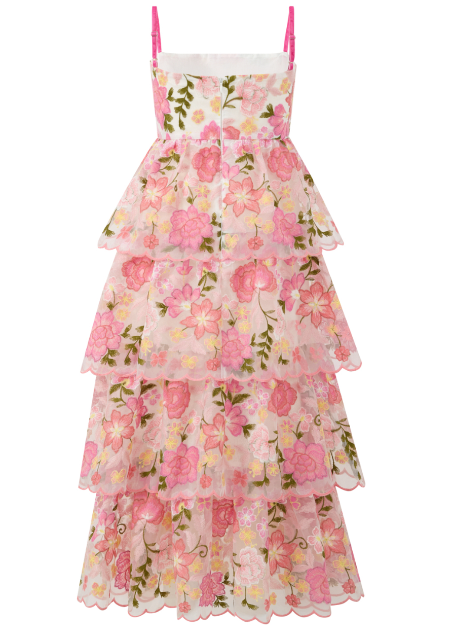 Avery Embroidered Maxi Dress