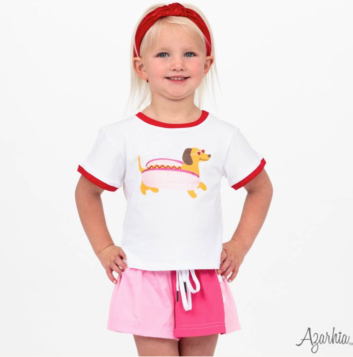 Pinks Color Block Short