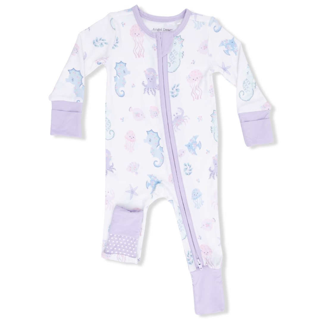 Floral Sea Creatures Convertible Romper