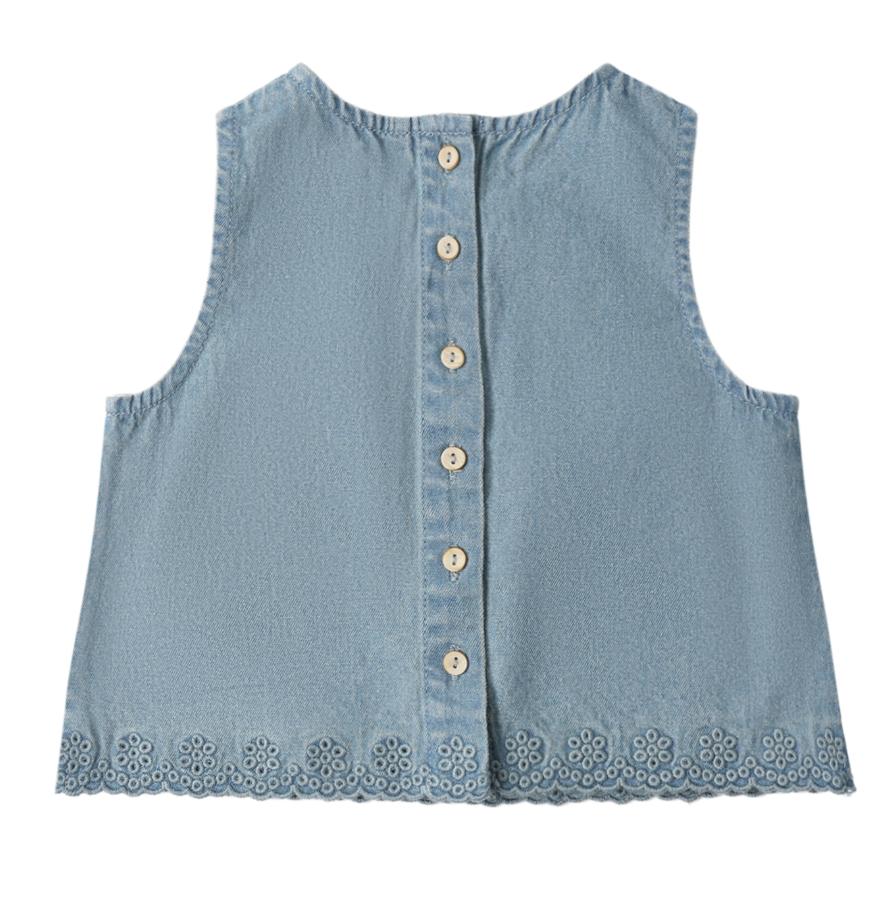 Aaron Top || Washed Blue