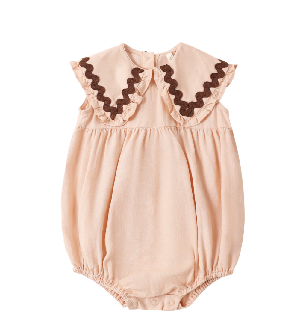Cove Romper || Blush