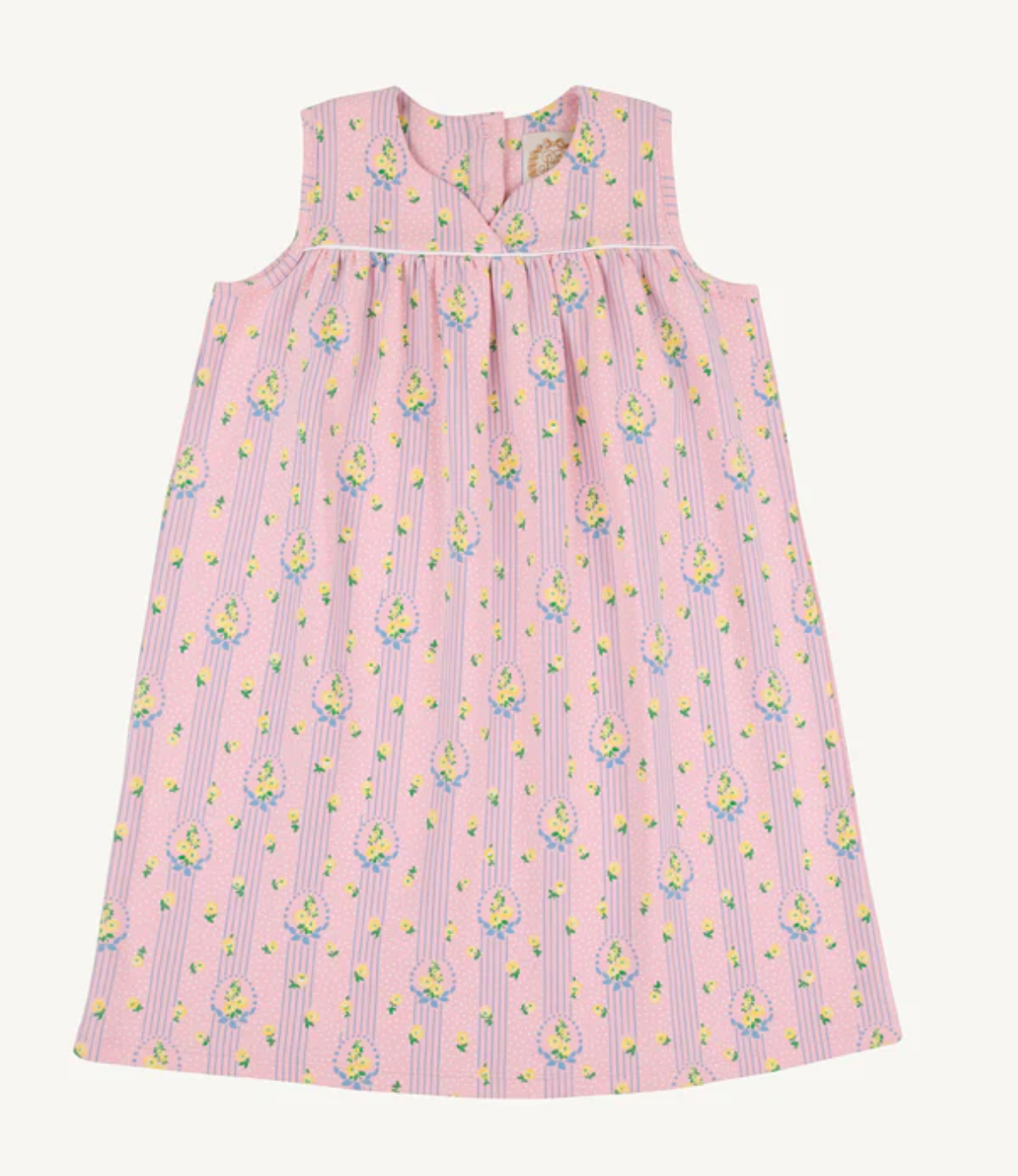 Sleeveless Dowell Day Dress- Central Park Posies