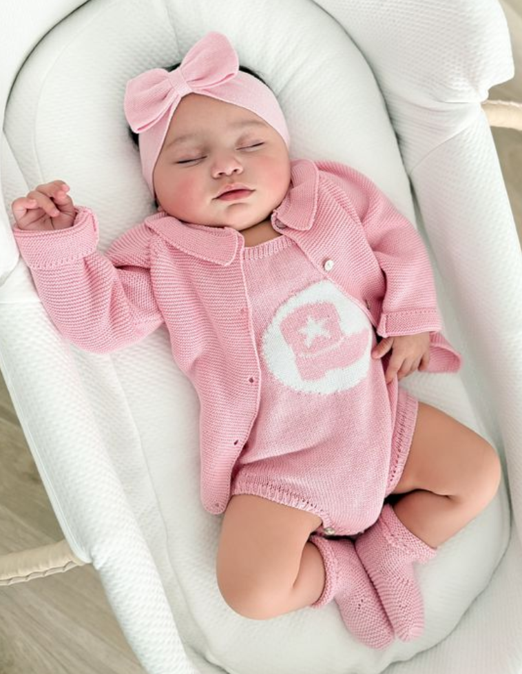 Peony Pink Cowboy Boot Sunsuit