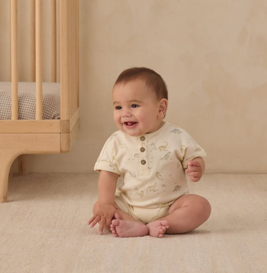 SHORT SLEEVE ONE-PIECE | DINOSAUR