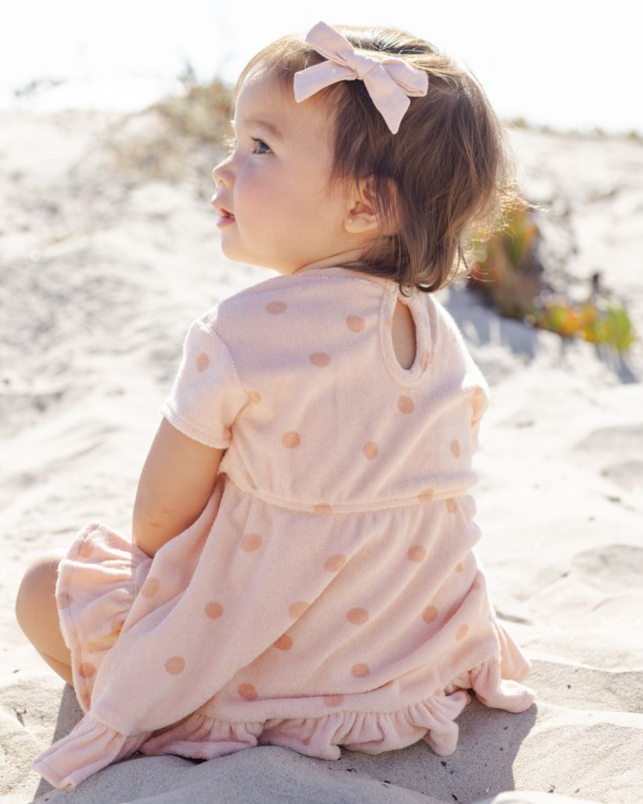 TERRY DRESS | POLKA DOT