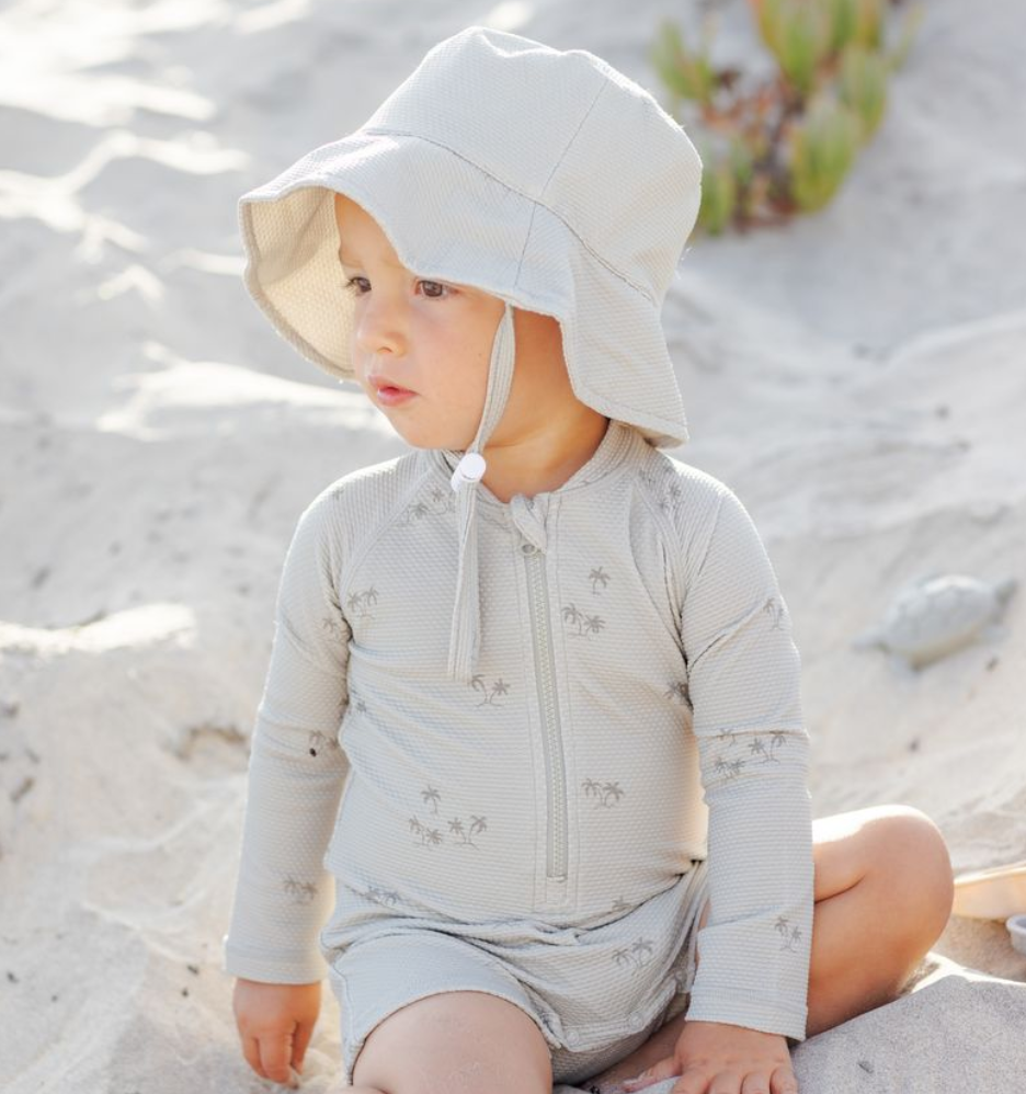 LONG SLEEVE RASHGUARD ONE-PIECE | PALM