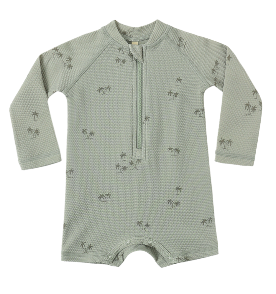 LONG SLEEVE RASHGUARD ONE-PIECE | PALM