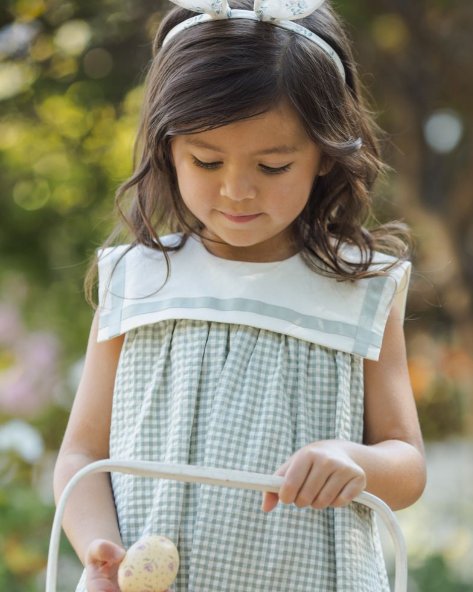 DAISY DRESS | EUCALYPTUS CHECK
