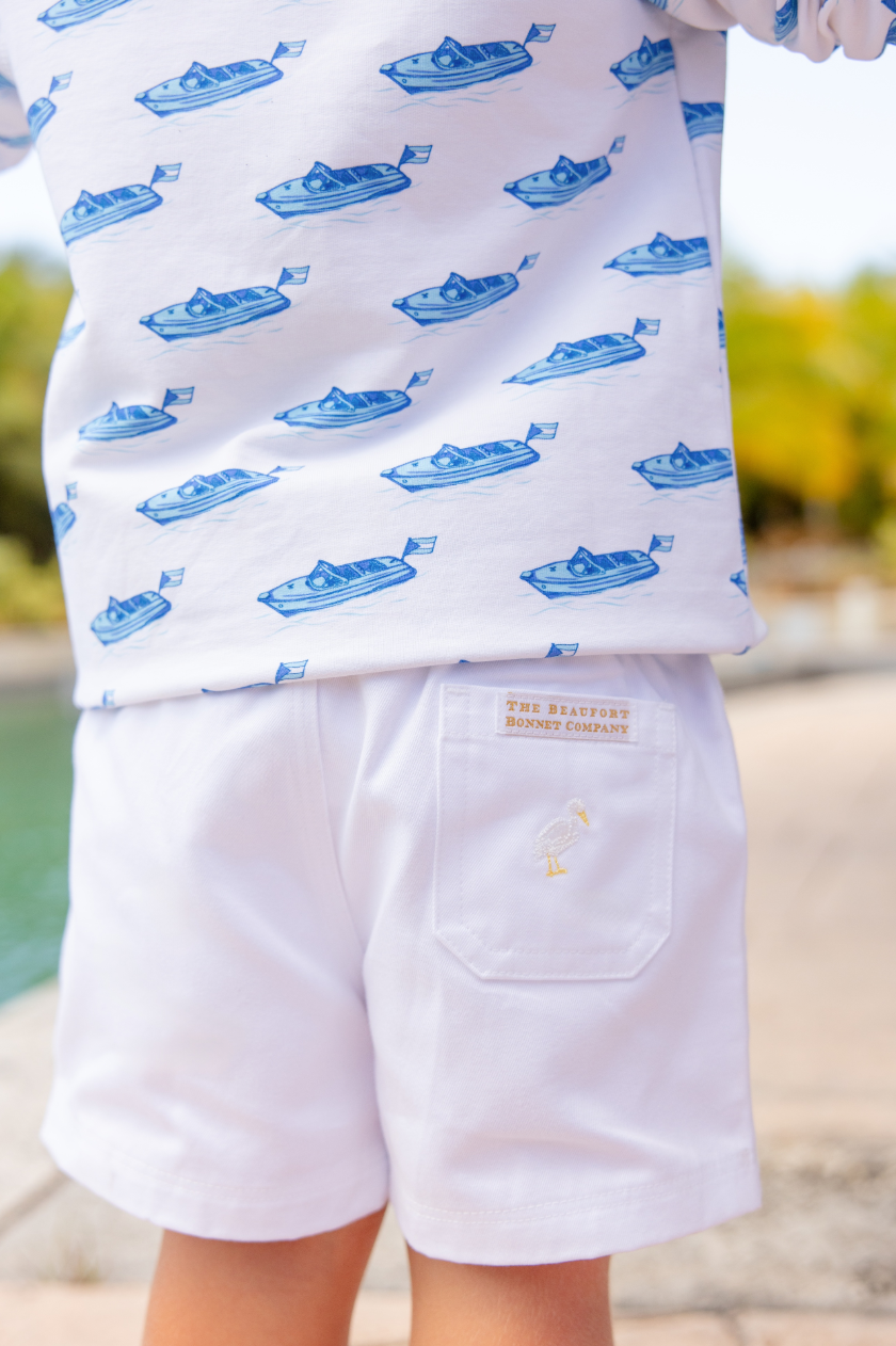 Sheffield Shorts - Worth Ave White