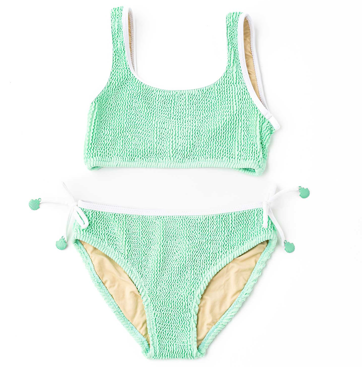 Mint Crinkle Bikini