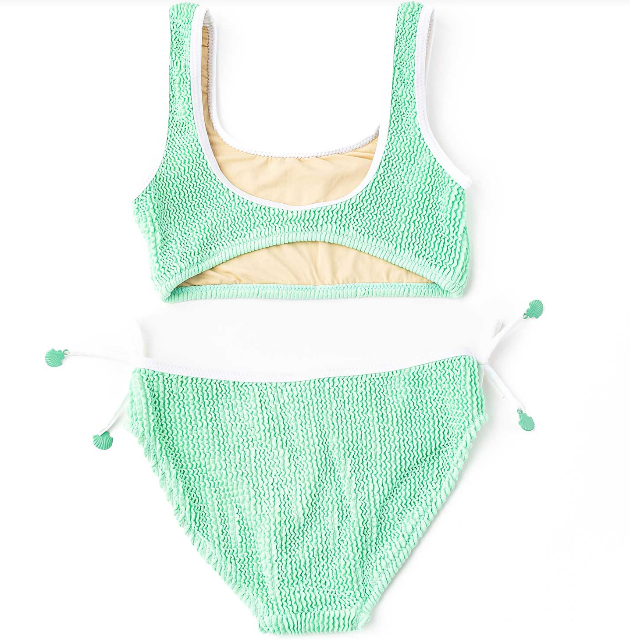 Mint Crinkle Bikini