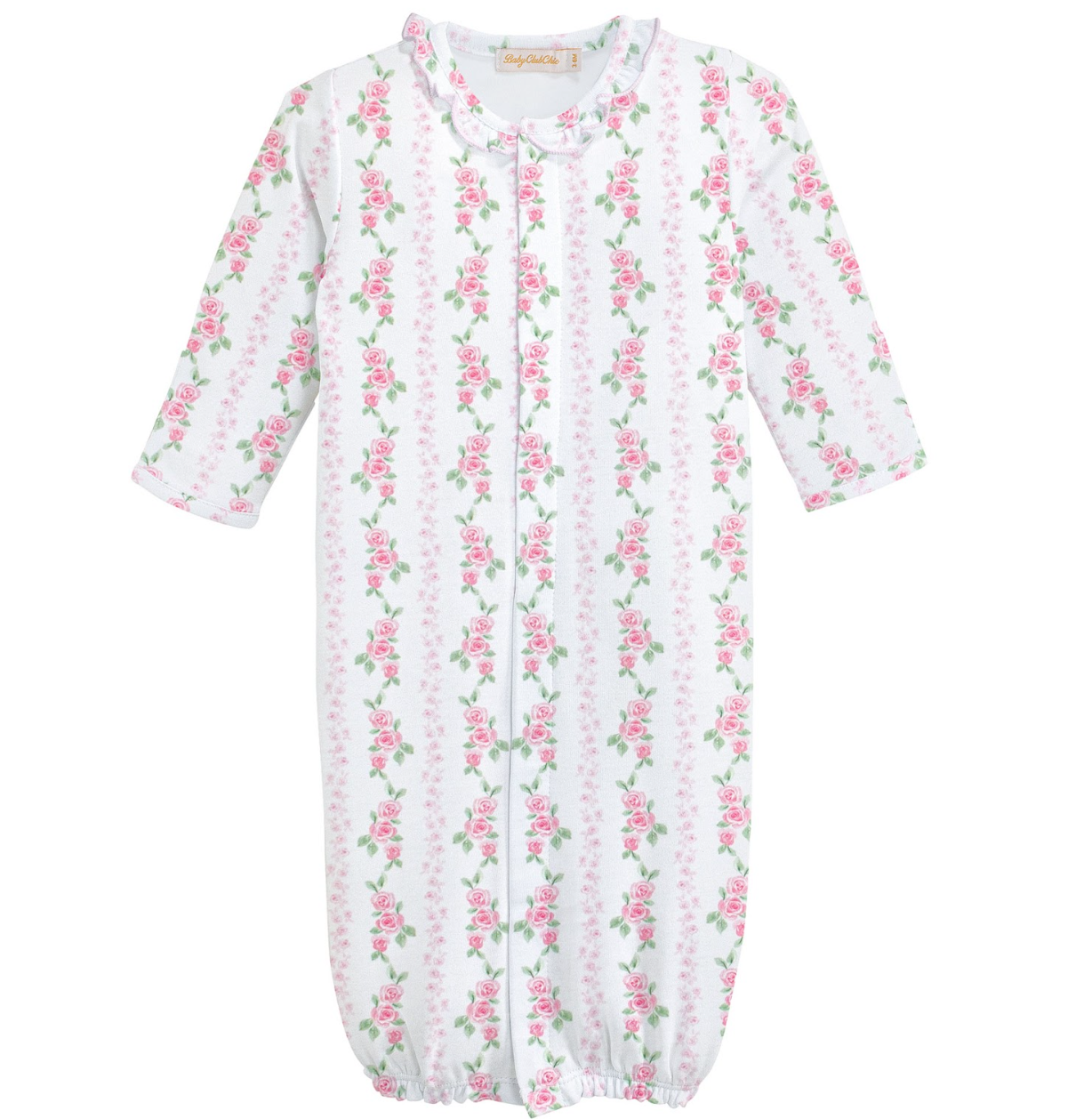 Soft Roses Ruffle Conv. Gown