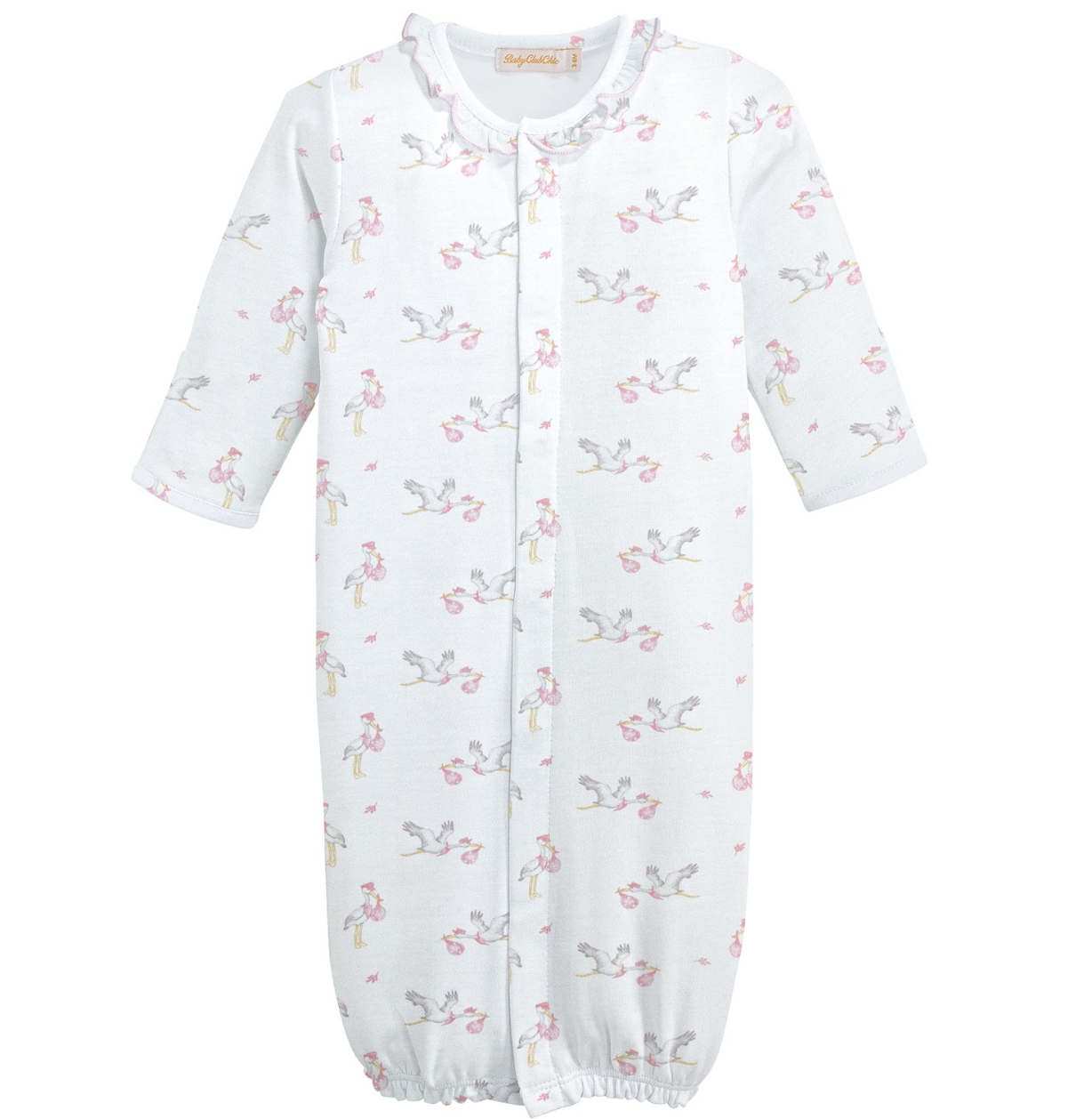 Tiny Storks Ruffle Conv. Gown