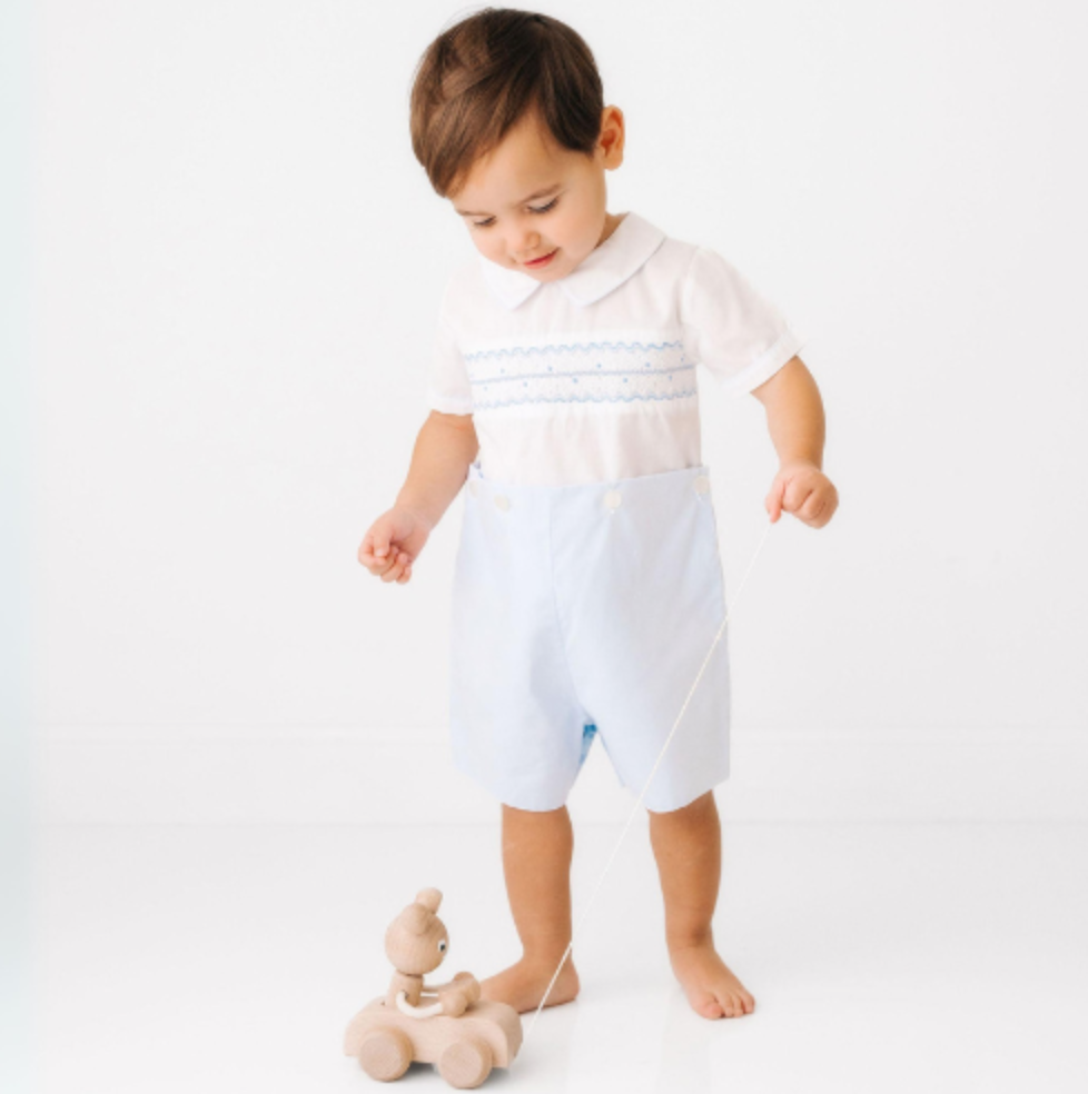 Boys Wave Smocked Bobby Suit