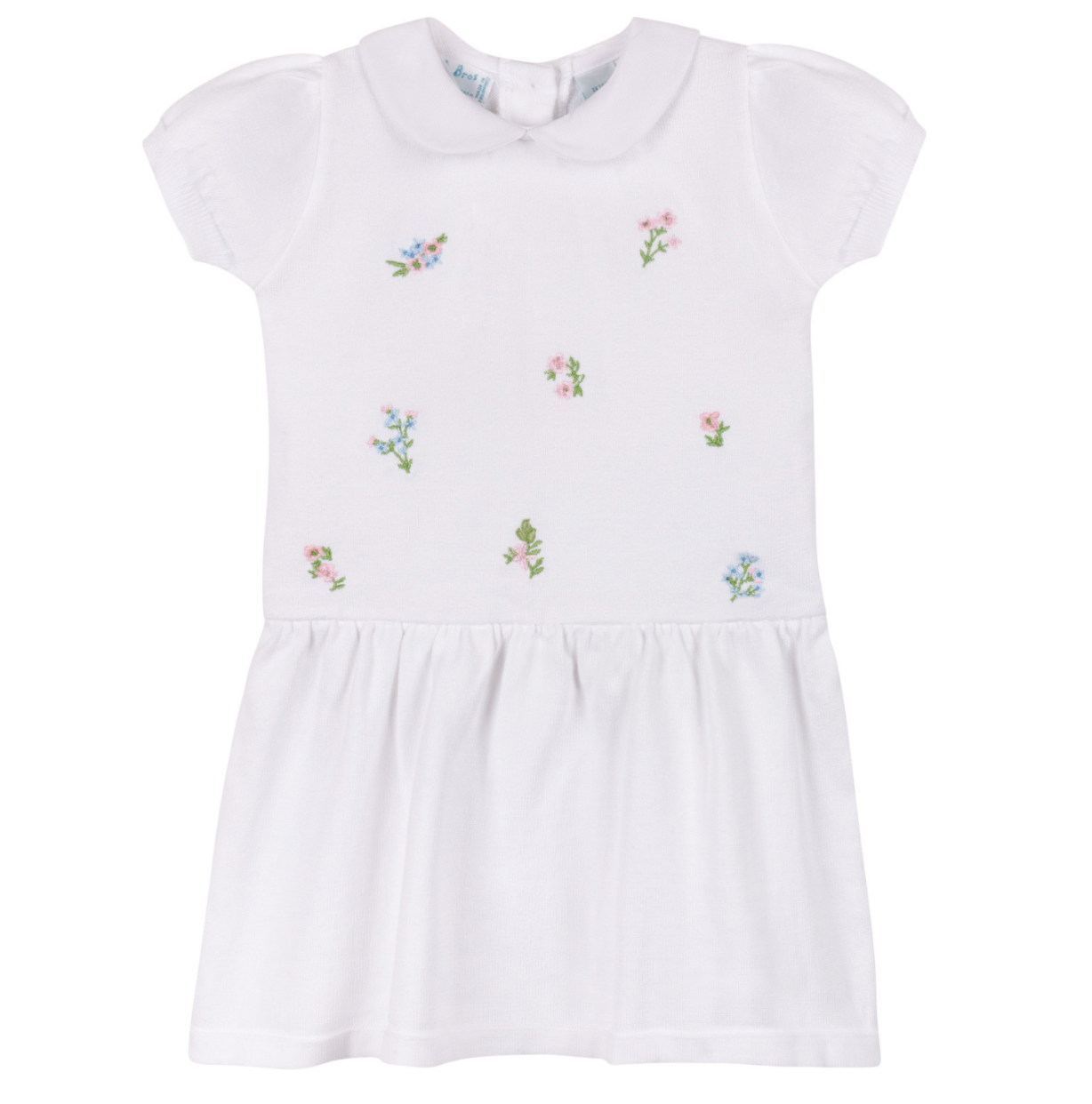 Girls Embroidered Garden Knit Dress
