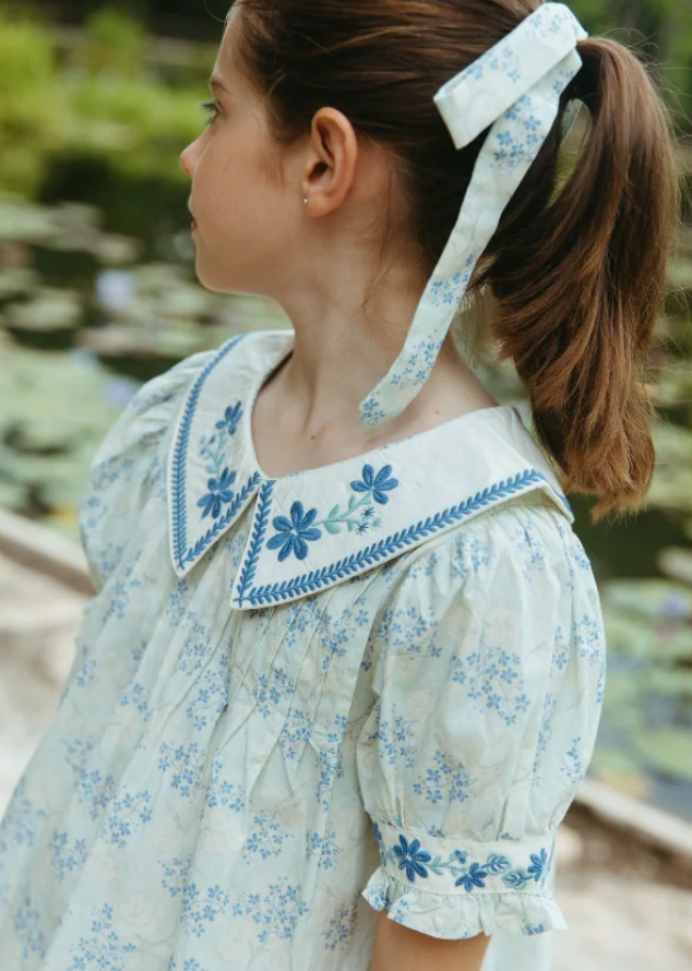 Sofia Set in Minty Flower Print