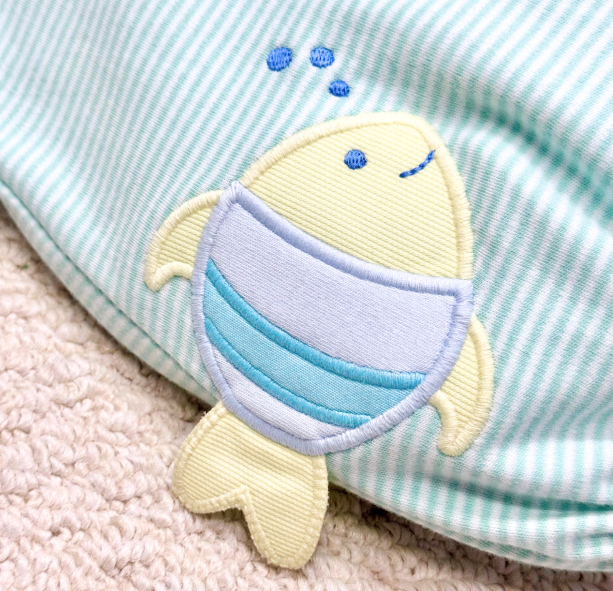 Christopher Sunsuit- Mint Fish