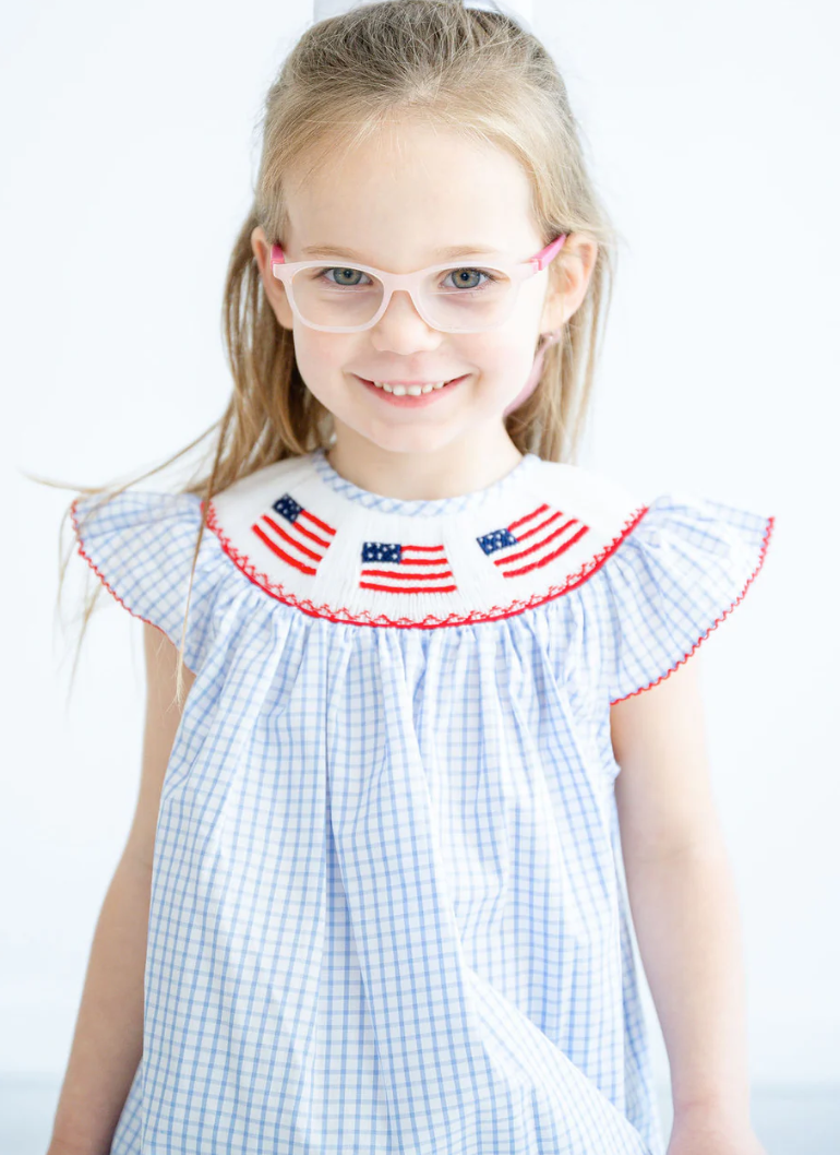 Flag Smocked Helen Dress