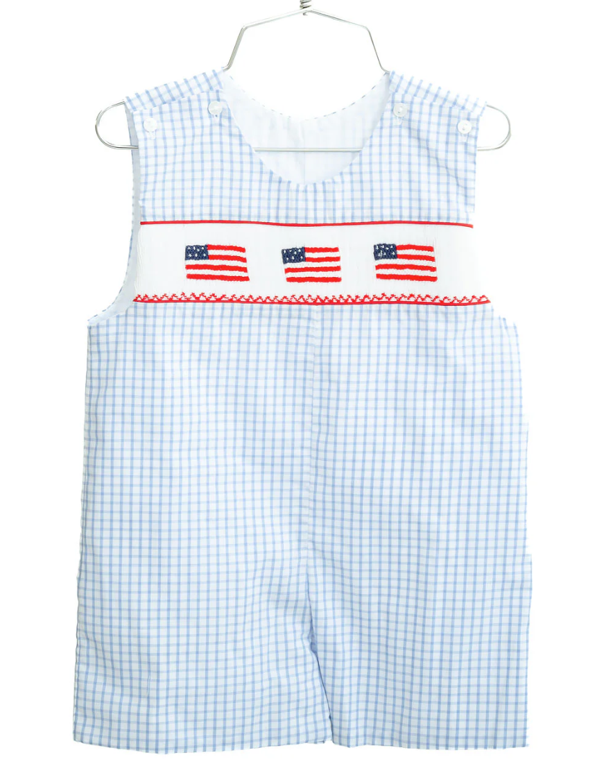 Flag Smocked Benjamin Jon Jon
