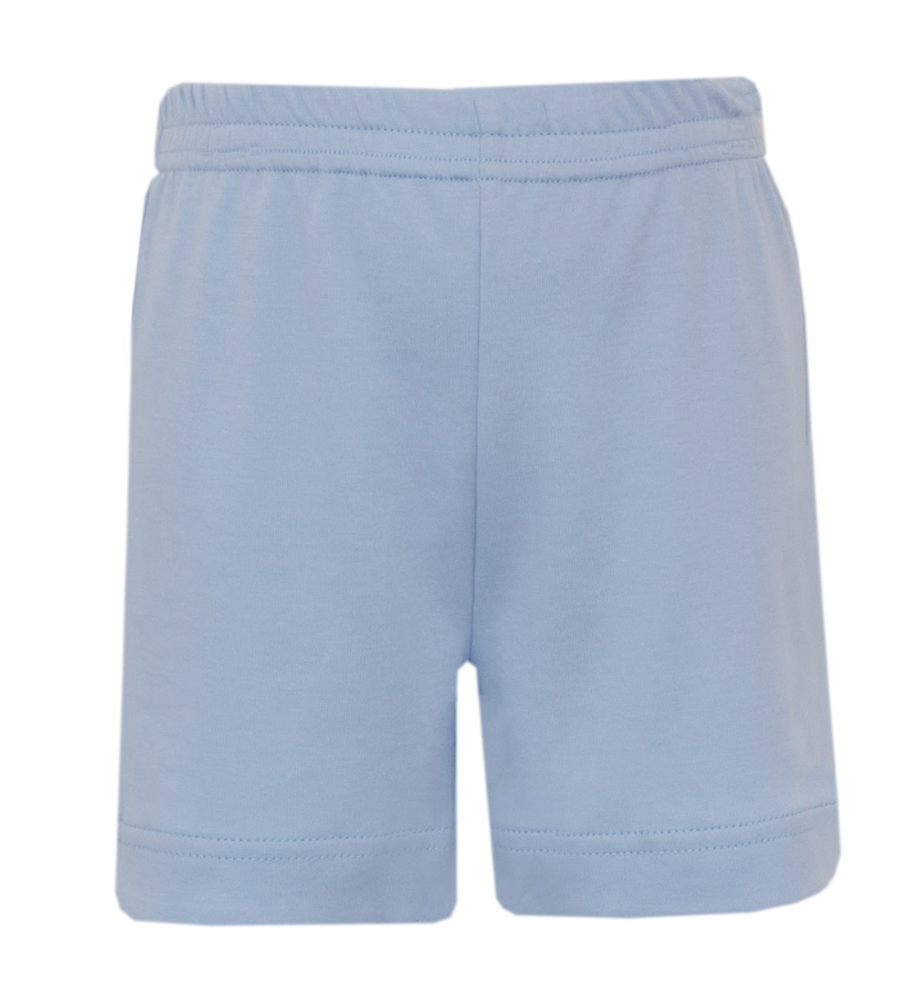 Light Blue Knit Shorts
