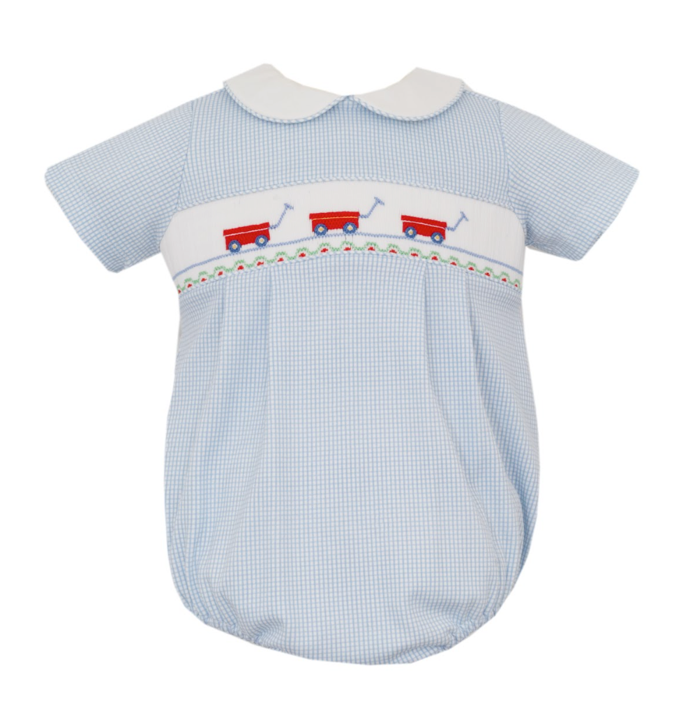 Wagon Smocked Knit Bubble