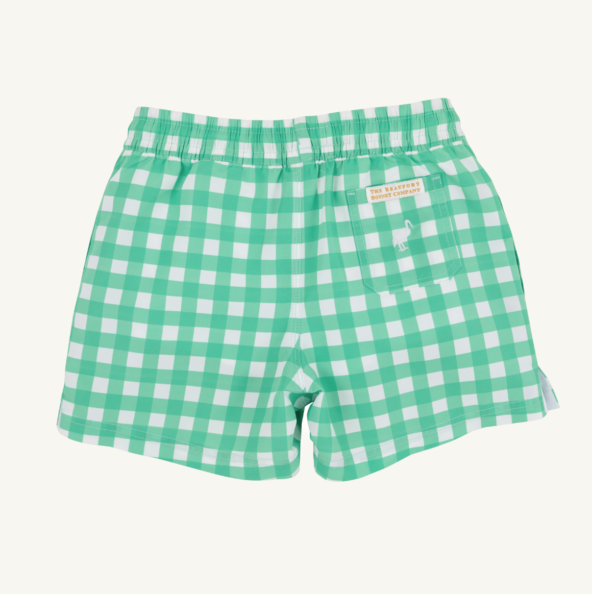 Tortola Swim Trunks- Gibson Island Green Gingham