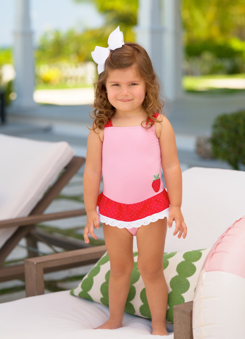 Grace Bay Bathing Suit- Hamptons Hot Pink