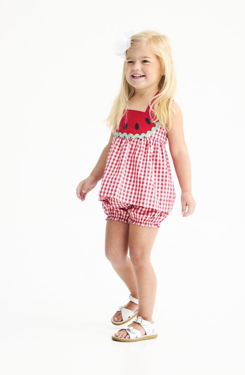 Nancy's Novelty Set- Richmond Red Gingham Ric Rac