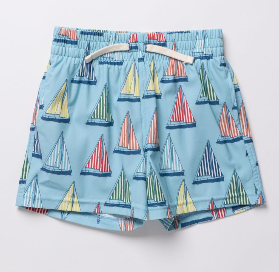 Boys Swim Trunk- Blue Regatta