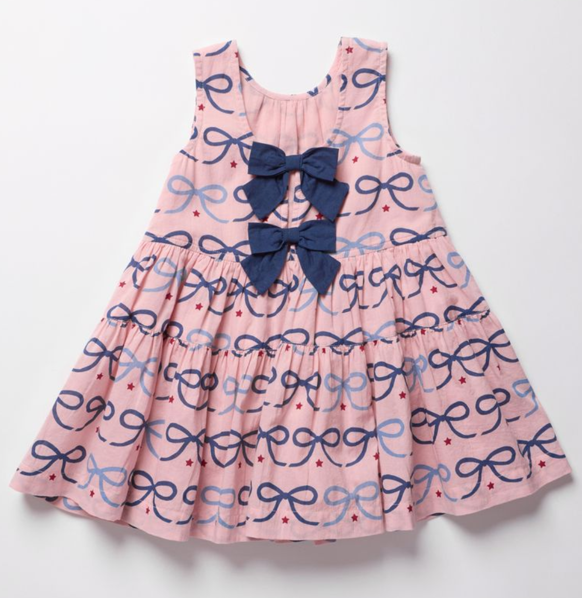 Eloise Dress- Pink Bows