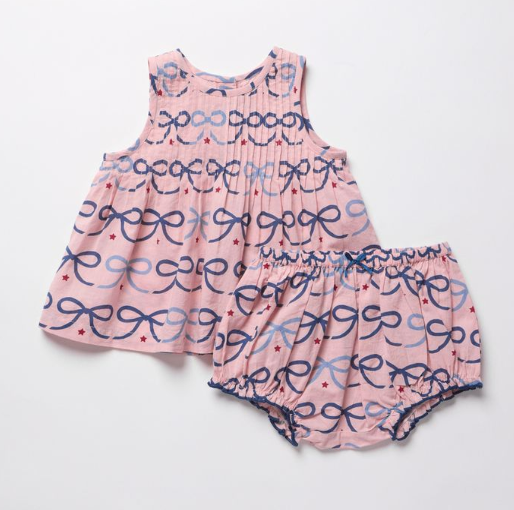 Jaipur 2-PC Set- Pink Bows