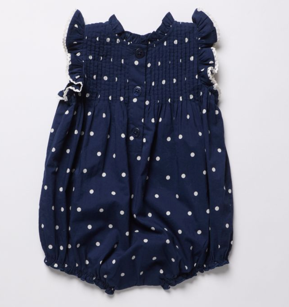 Jaipur Bubble- Navy Dot