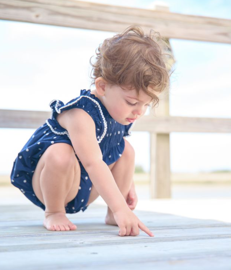 Jaipur Bubble- Navy Dot