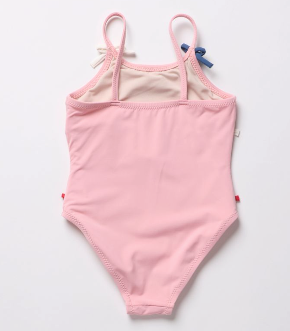 Girls Lottie Suit- Pink Bows