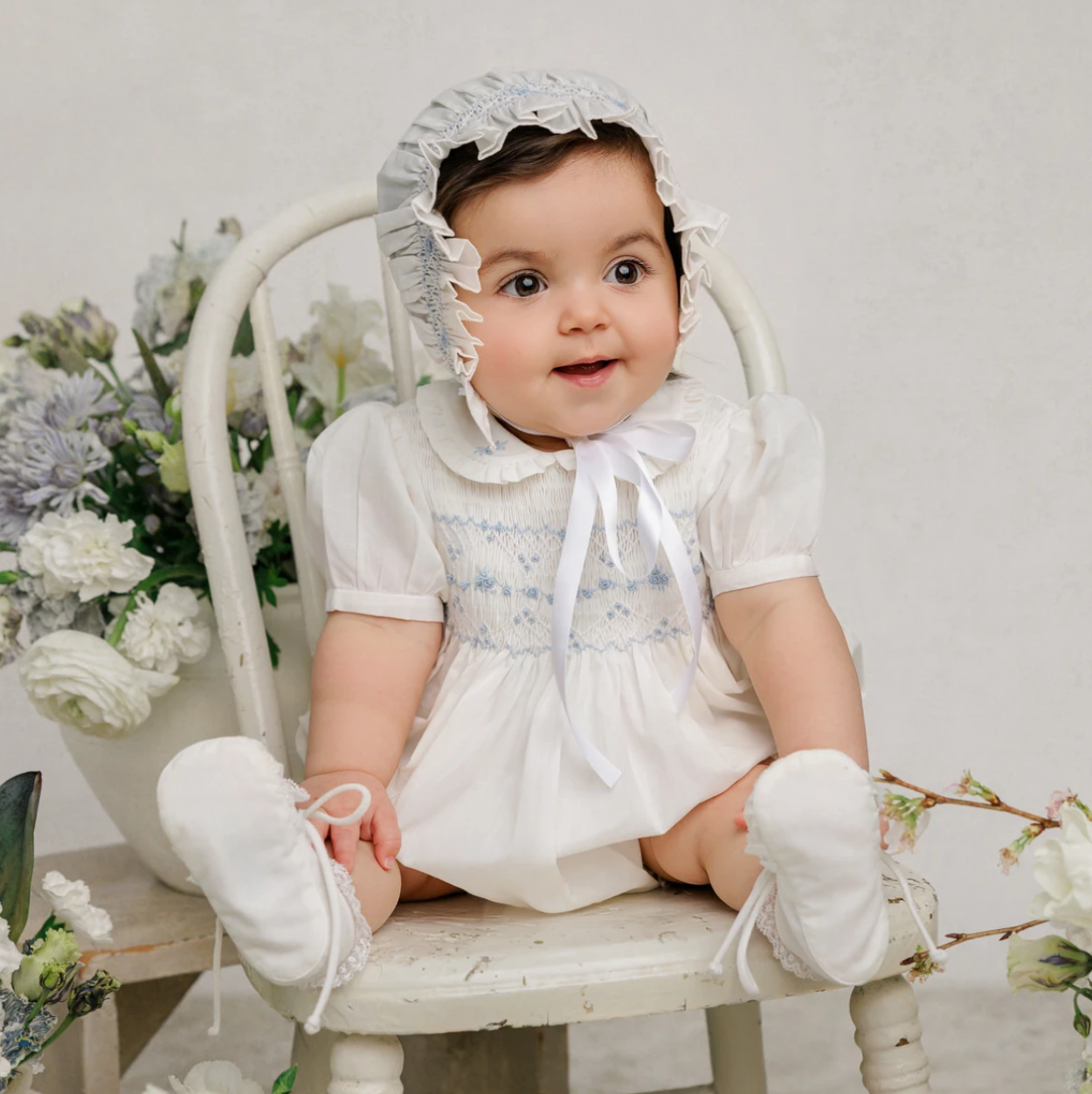 Girls Heritage Bleu Romper