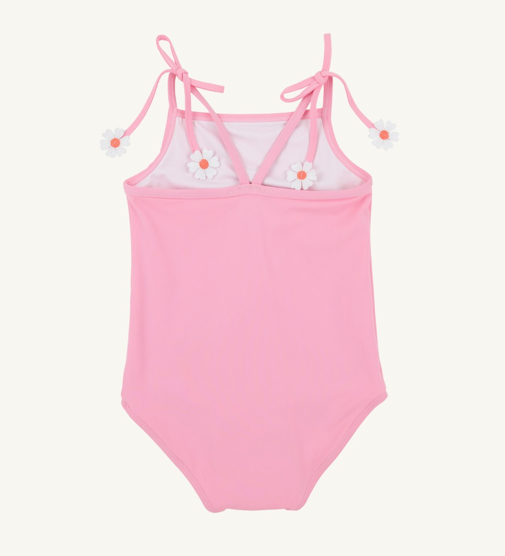 St. Lucia Swimsuit- Hamptons Hot Pink Seashore Sherbet Flowers