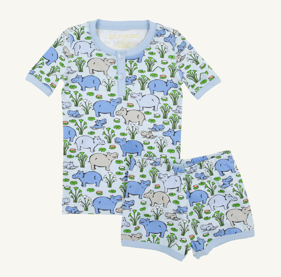 Sutton's Short Set- Bal Harbour Hippo