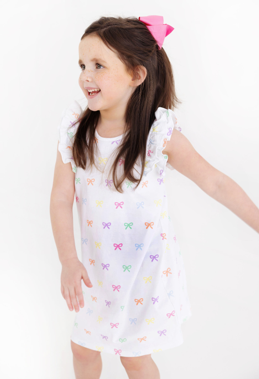 Ruehling Ruffle Dress- Bitty Bows