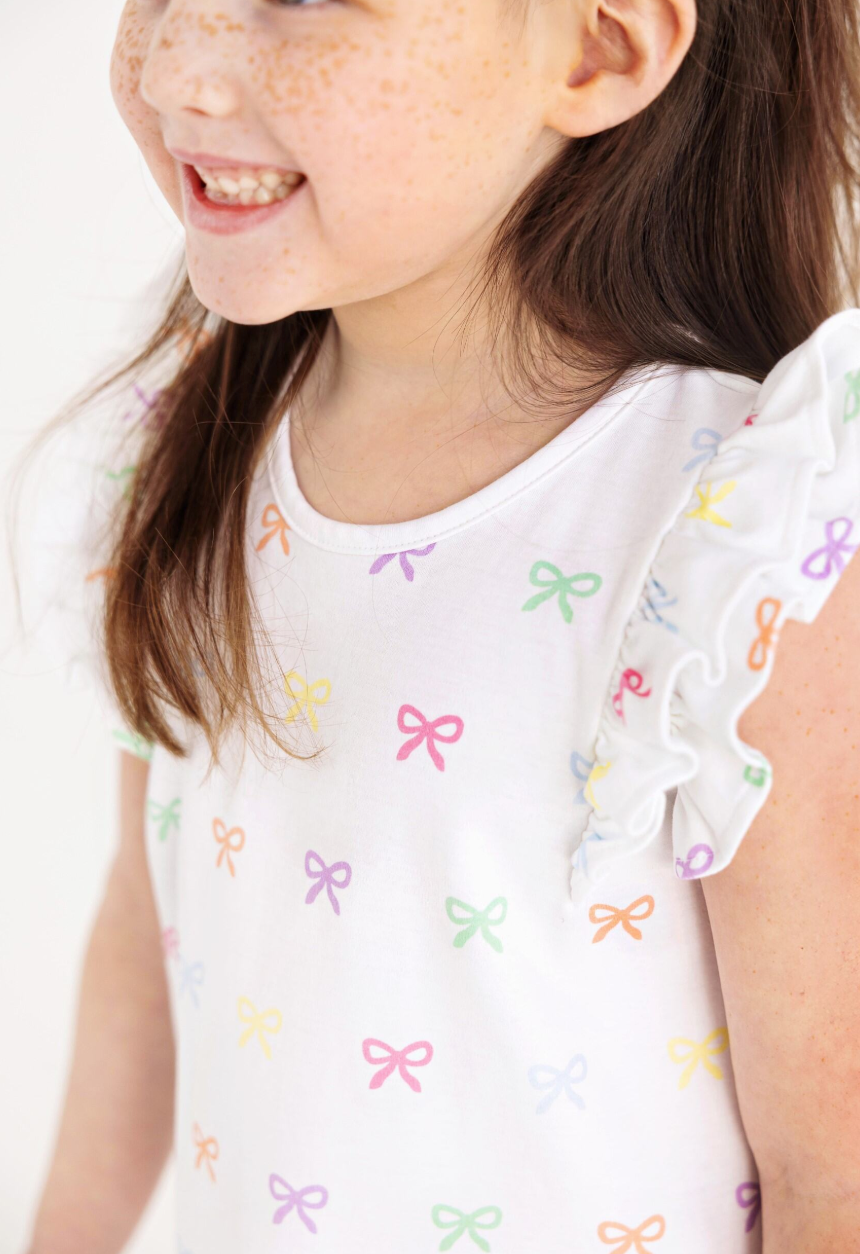 Ruehling Ruffle Dress- Bitty Bows