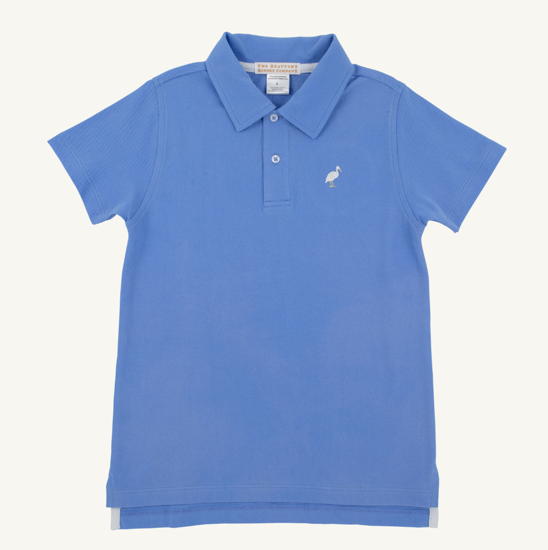 Prim & Proper Beach Polo- Sunrise Blvd. Blue