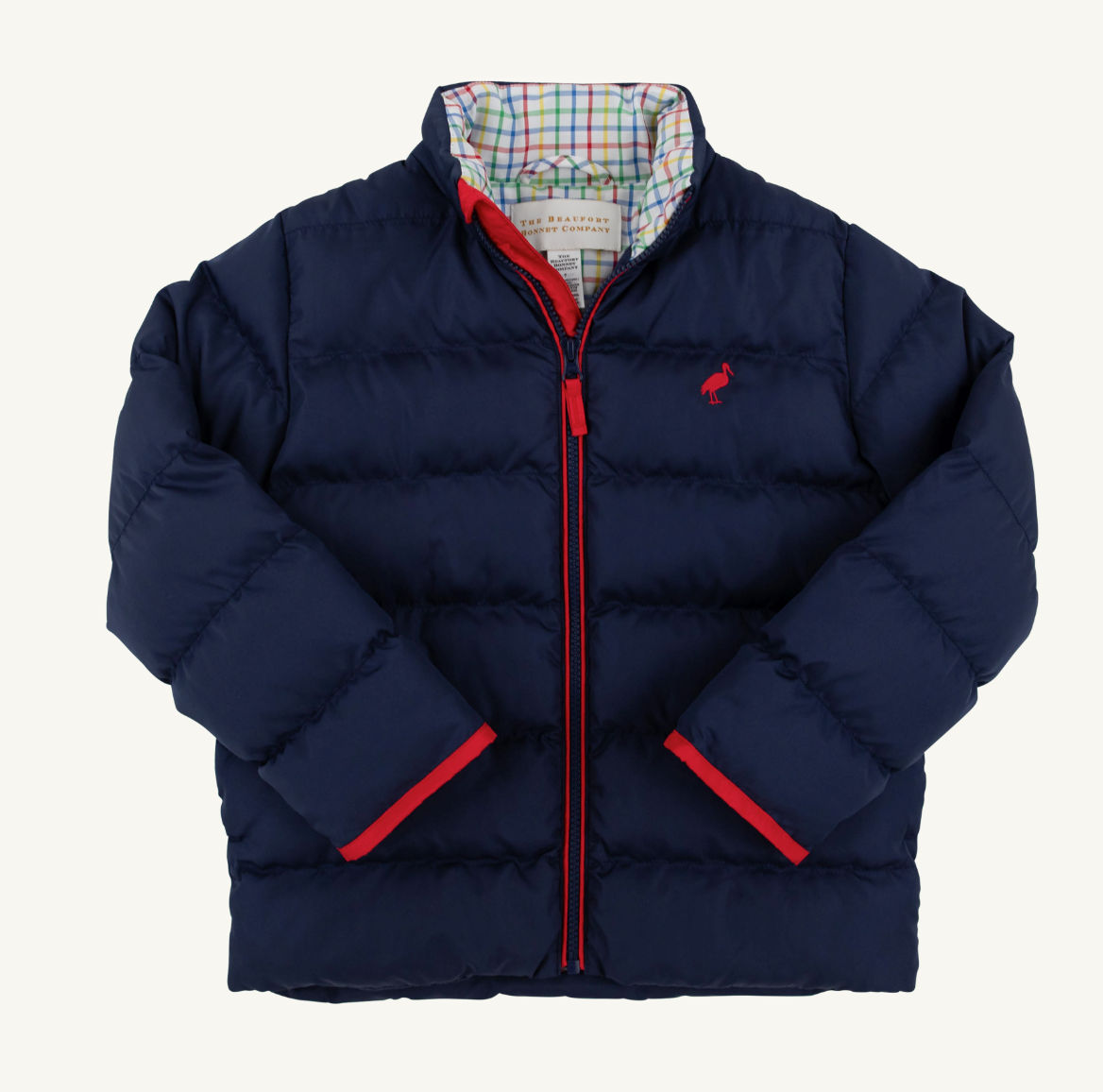 Cooper Coat- Nantucket Navy/ Richmond Red