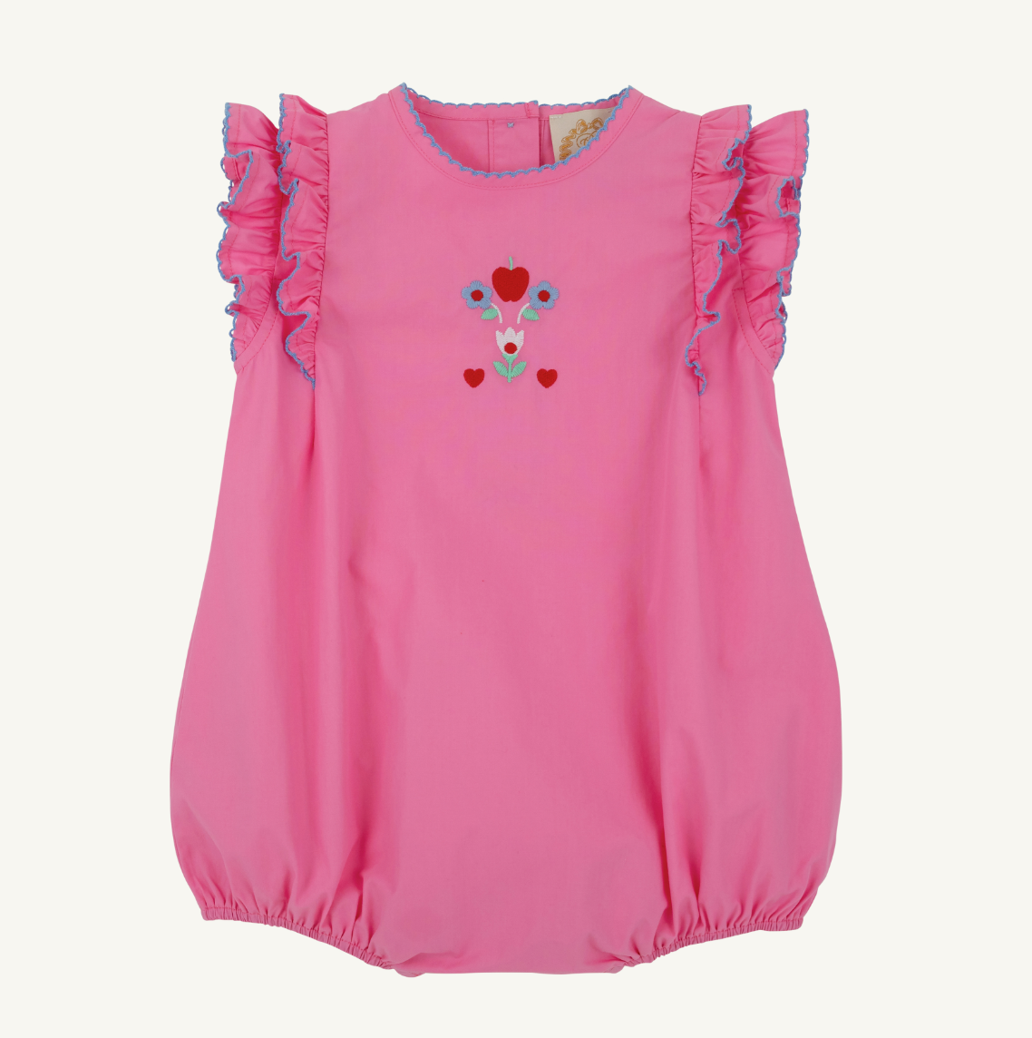Ruehling Ruffle Bubble- Hamptons Hot Pink/ Beale Street Blue