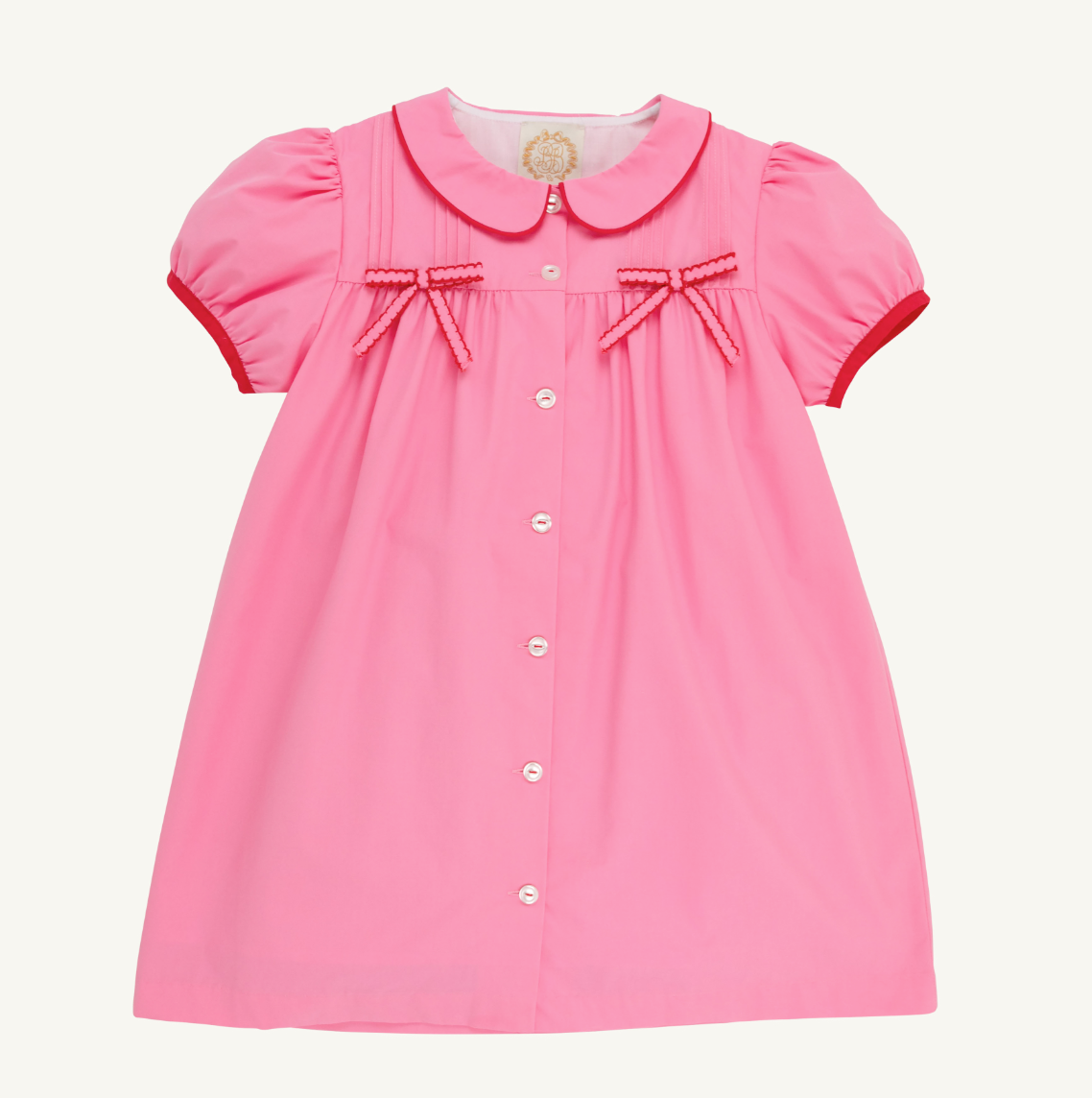 Tabitha's Teacher's Pet Dress- Hamptons Hot Pink/ Richmond Red