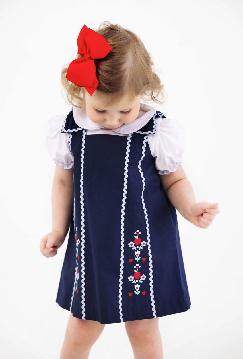 Donna Dress- Nantucket Navy